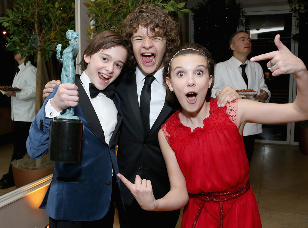 Noah Schnapp, Gaten Matarazzo, Millie Bobby Brown, Stranger Things Kids Noah Schnapp, Gaten Matarazzo, Millie Bobby Brown, Stranger Things Kids